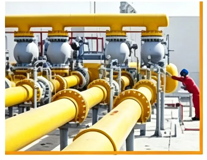 High pressure flange bolts and heavy hex nuts for oil and gas pipelines